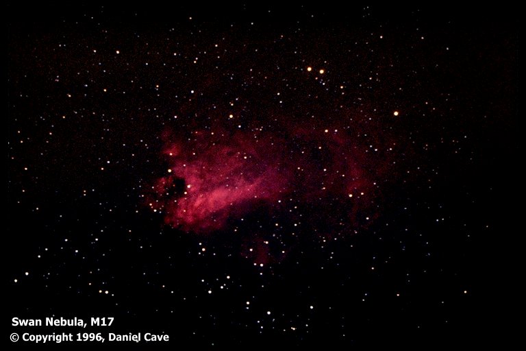 M17, The Swan Nebula Celestron