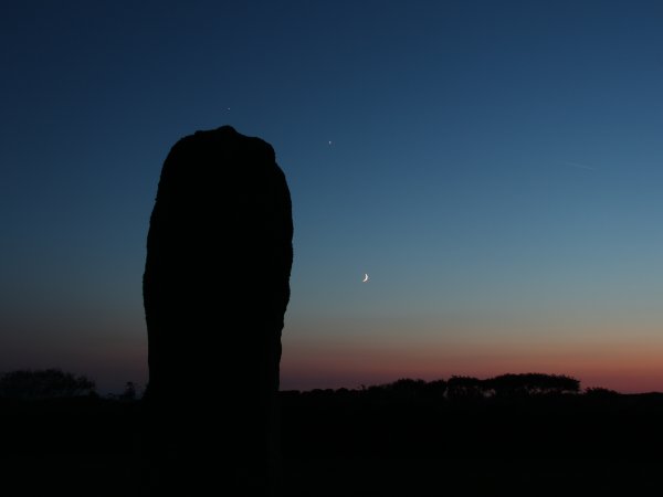 Moon, Venus and Jupiter