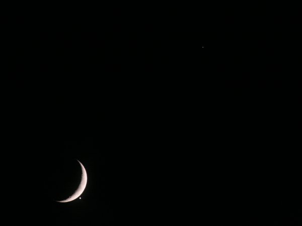 Moon, Venus and Jupiter