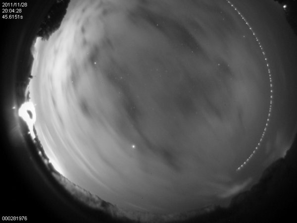 Flashing Lights from an Aircraft