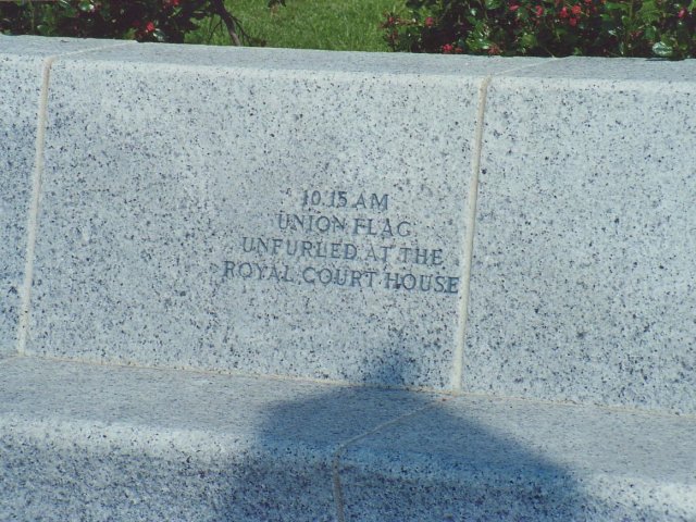 Inscriptions placed on the seating