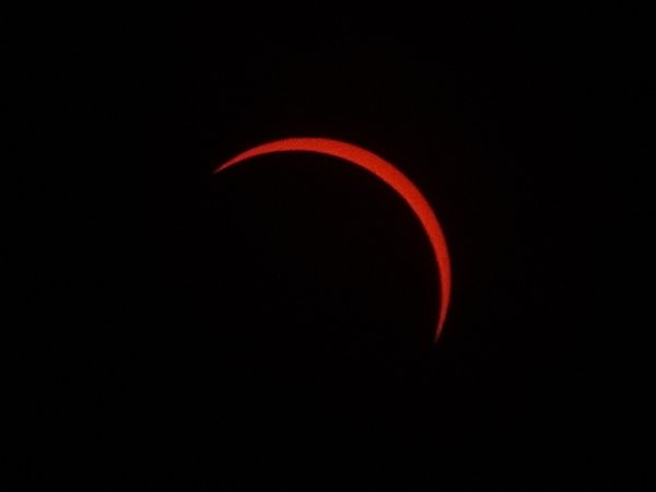 View through Eclipse Glasses
