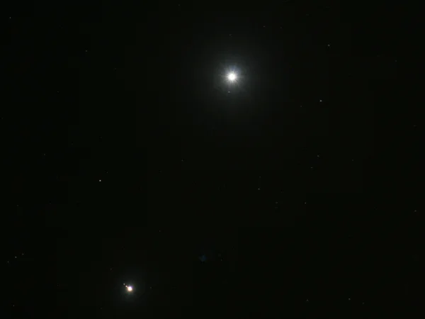 Venus and Jupiter