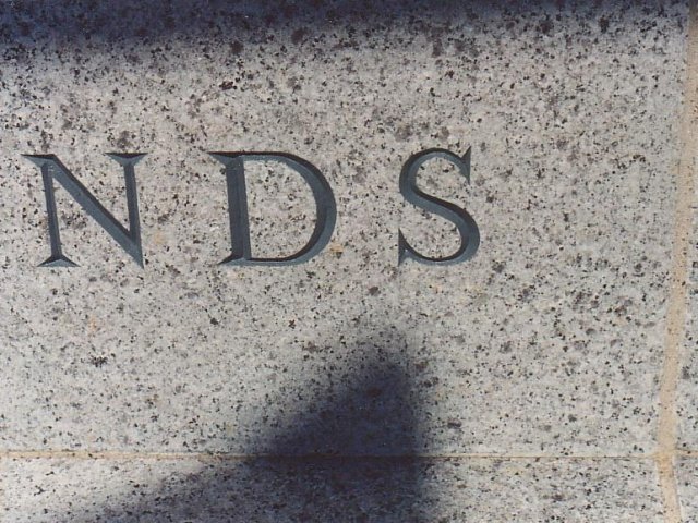 Shadow pointing a Winston Churchill's memorable statement, Our dear Channel Islands are also to be freed today