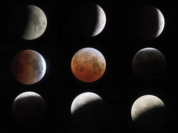 Sequence of Lunar Eclipse