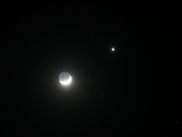 Venus and Jupiter