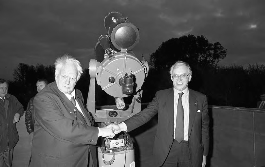 Figure 14 - Sir Patrick Moore and David Le Conte