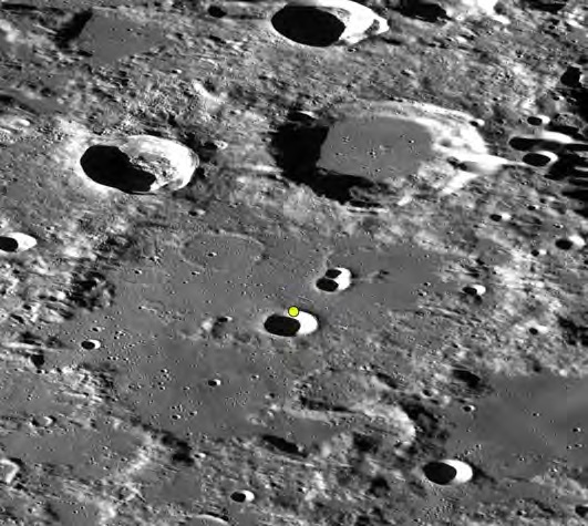 Figure 8 - De La Rue crater on the Moon